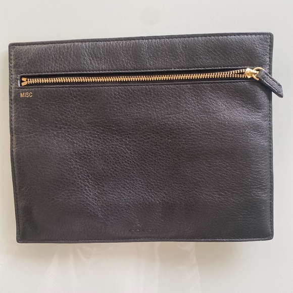 Genuine LEATHER Unique COACH clutch bag - Picture 2 of 3